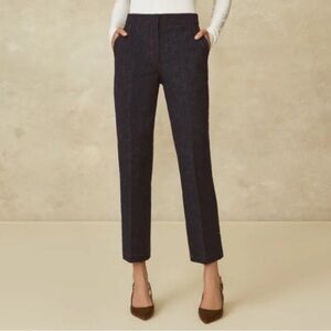 Pearl by Lela Rose Stretch Denim Deedie Pants Jeans Size 8